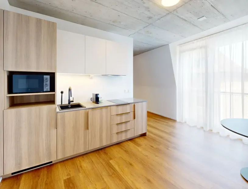 MOOI-Biel-Superior-Apartment-3-Kitchenette-und-Essbereich